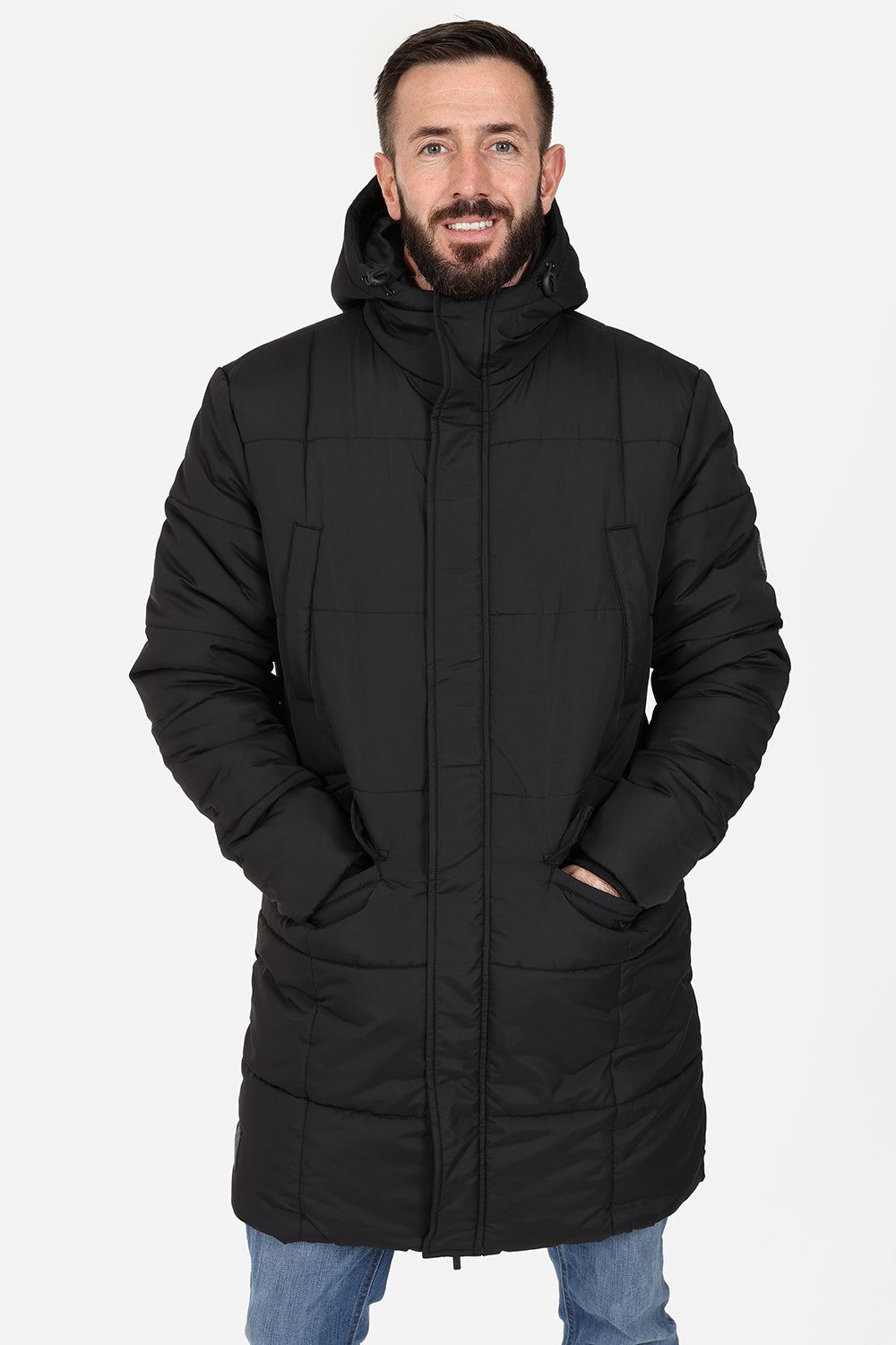 Official Limited Edition Scotland Longline Coat - Black