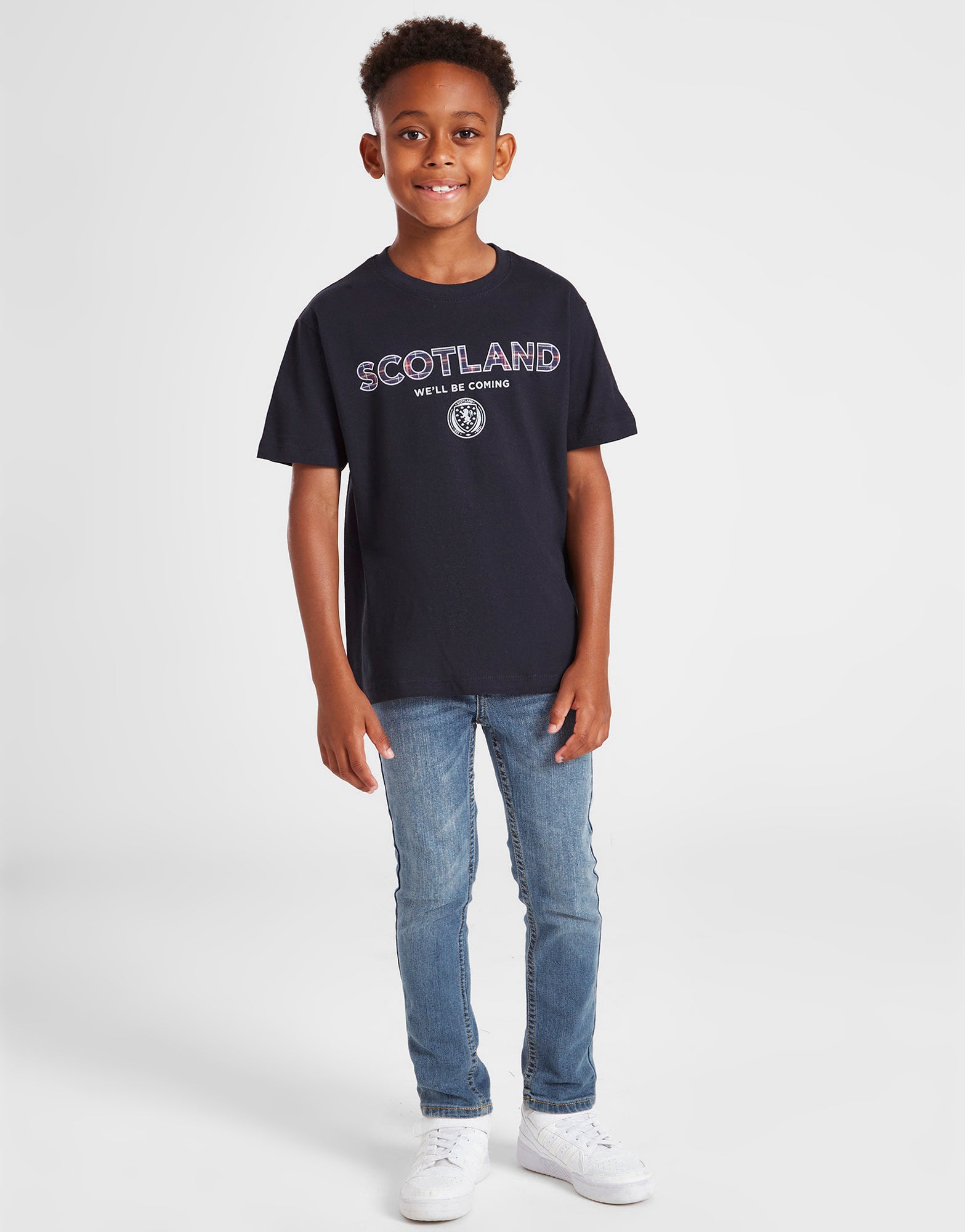 Official Team Scotland Kids T-Shirt - Navy | The World Football Store